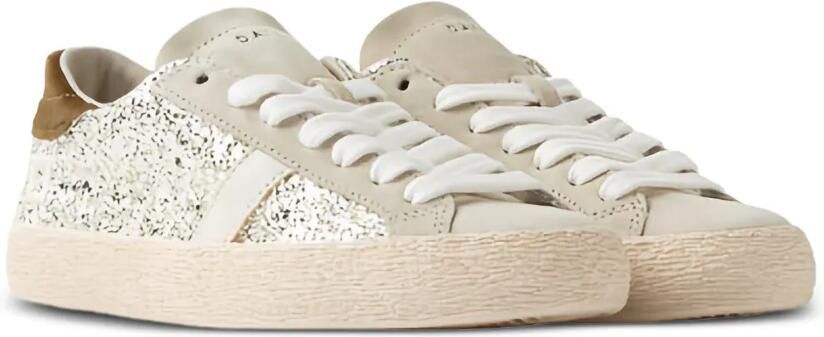 D.A.T.E. Hill sneakers verfraaid met glitters en vlakken Zilver - Foto 3