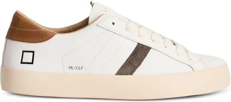 D.A.T.E. Hill leren sneakers met suède vlakken Wit