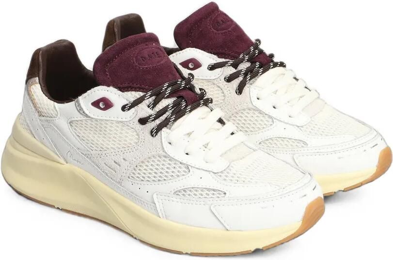 D.A.T.E. Leren sneakers met vlakken Wit - Foto 4