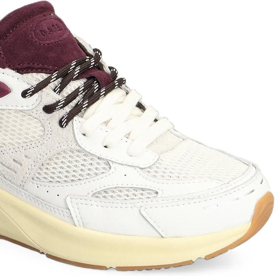 D.A.T.E. Leren sneakers met vlakken Wit - Foto 2