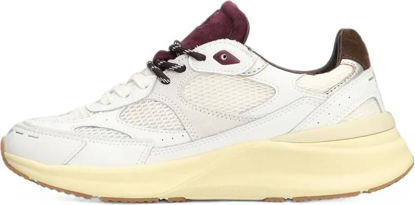 D.A.T.E. Leren sneakers met vlakken Wit - Foto 5