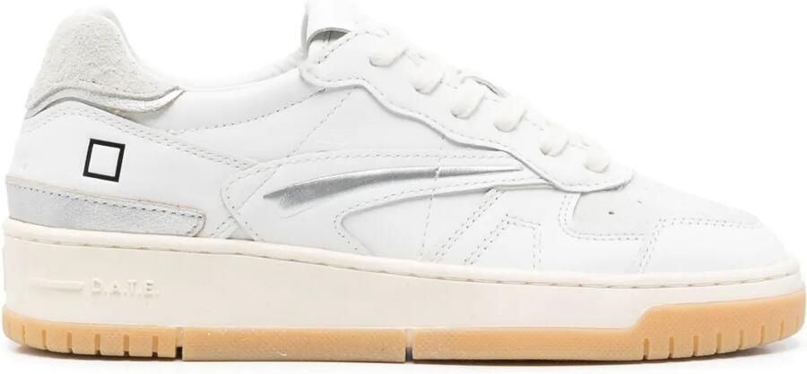 D.A.T.E. Leren sneakers Wit