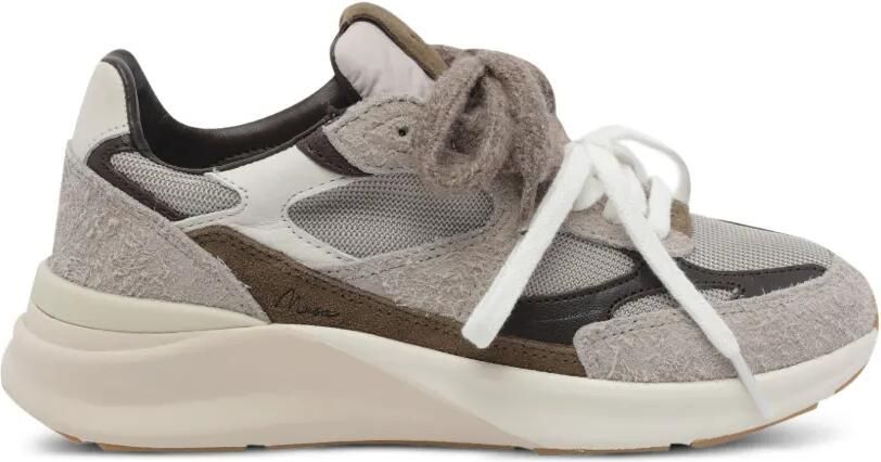 D.A.T.E. Musa Mono low-top sneakers met vlakken Bruin