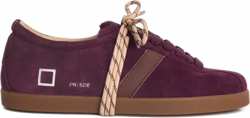 D.A.T.E. Prima sneakers met suède afwerking Paars