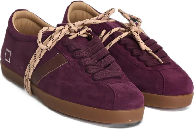 D.A.T.E. Prima sneakers met suède afwerking Paars - Foto 4