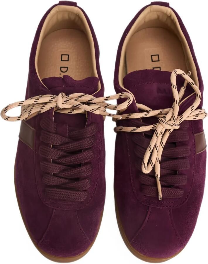 D.A.T.E. Prima sneakers met suède afwerking Paars - Foto 3