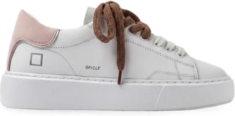 D.A.T.E. Sfera leren sneakers Wit