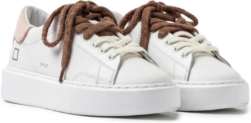 D.A.T.E. Sfera leren sneakers Wit - Foto 3