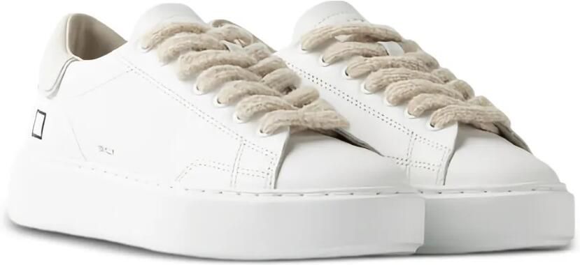 D.A.T.E. Sfera leren sneakers Wit - Foto 3