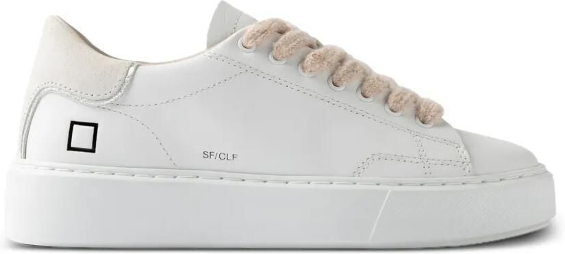D.A.T.E. Sfera low-top sneakers met logo-print Wit
