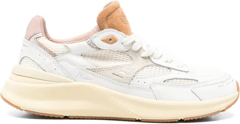 D.A.T.E. Sneakers met chunky zool en vlakken Wit