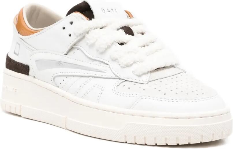 D.A.T.E. Sneakers met geperforeerde vlakken Wit - Foto 2