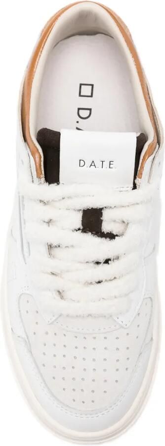 D.A.T.E. Sneakers met geperforeerde vlakken Wit - Foto 4