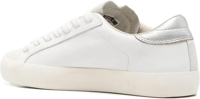 D.A.T.E. Sneakers met glitter-detail Wit - Foto 3