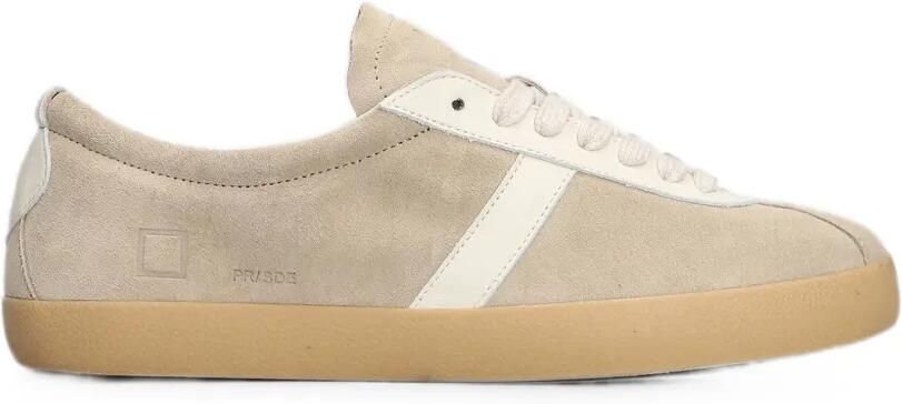 D.A.T.E. Sneakers met suède vlakken Beige