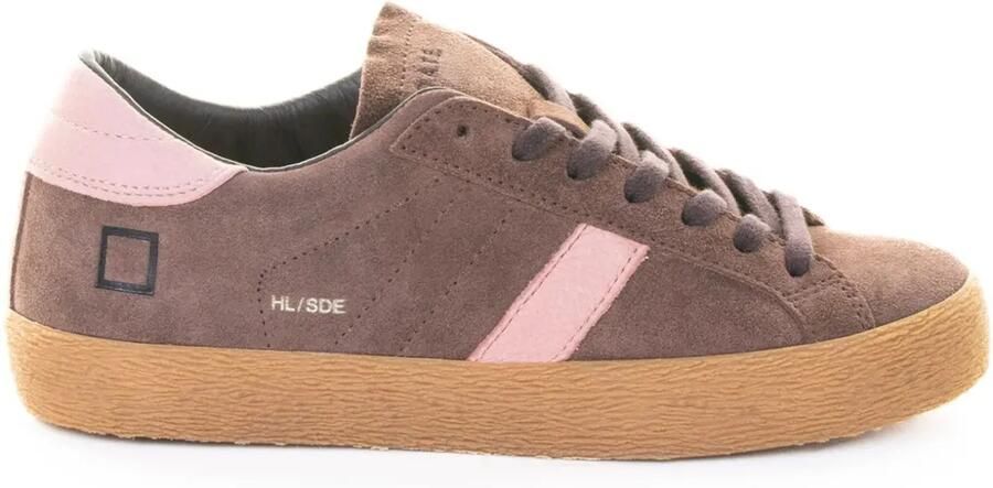 D.A.T.E. Sneakers met suède vlakken Bruin - Foto 3