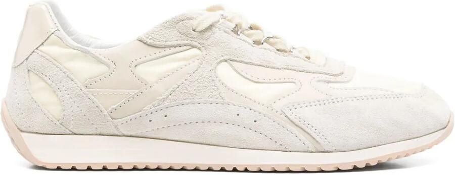 D.A.T.E. Sneakers met vlakken Beige