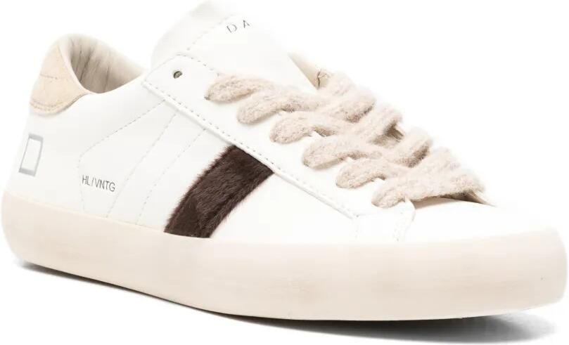D.A.T.E. Sneakers met vlakken en logoprint Wit - Foto 2