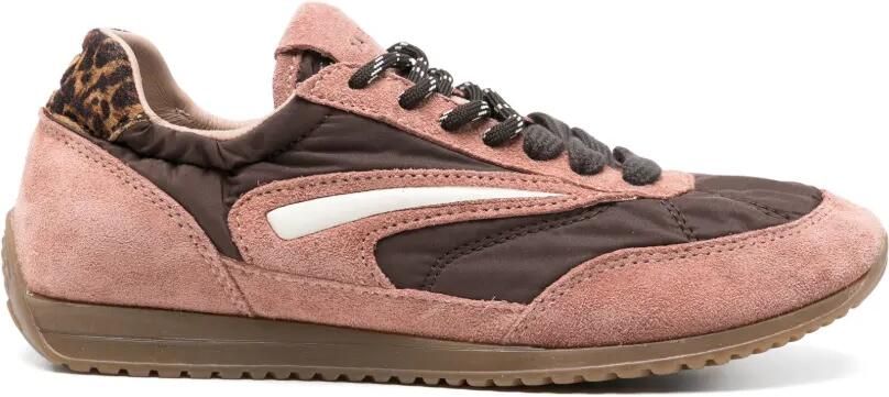 D.A.T.E. Sneakers met vlakken Roze
