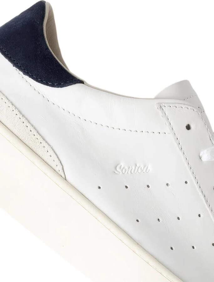 D.A.T.E. Sonica panelled leather sneakers Wit - Foto 2