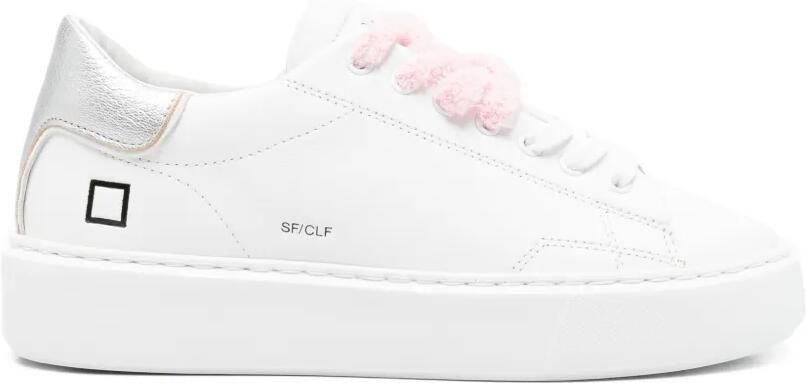 D.A.T.E. Sphere leren sneakers Wit