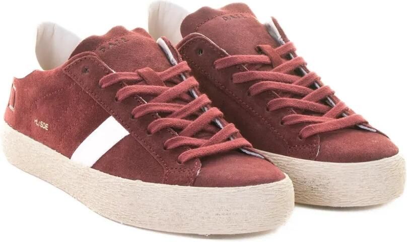 D.A.T.E. Suède sneakers Rood