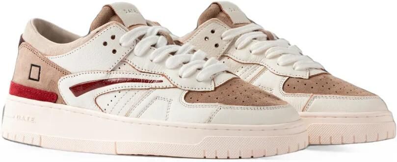 D.A.T.E. Torneo leather low-top sneakers Wit - Foto 3