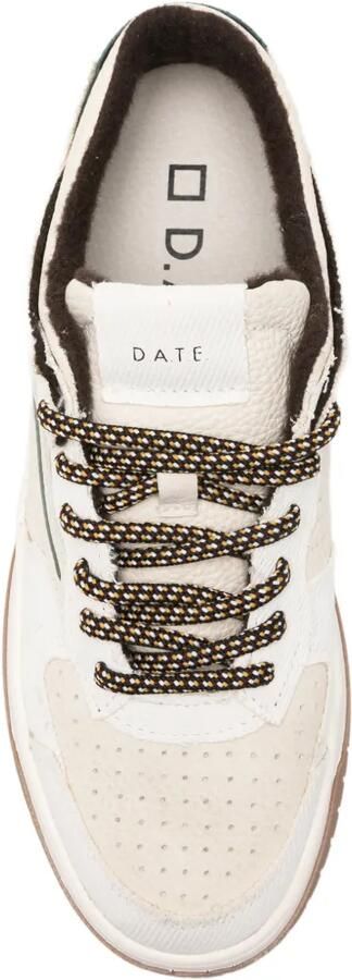 D.A.T.E. Torneo leren sneakers met vlakken Beige - Foto 4