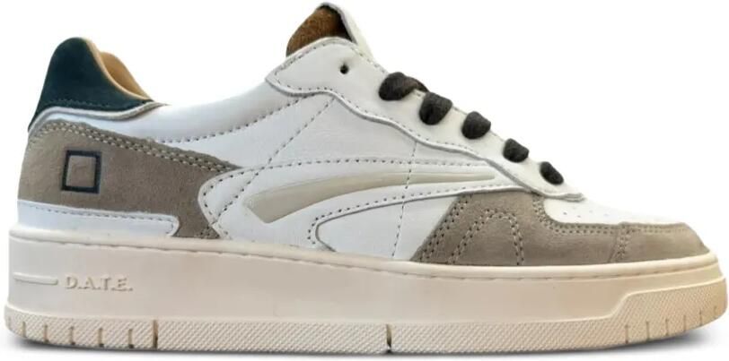 D.A.T.E. Torneo Pure Calf sneakers Wit