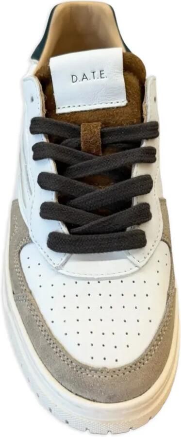 D.A.T.E. Torneo Pure Calf sneakers Wit - Foto 3