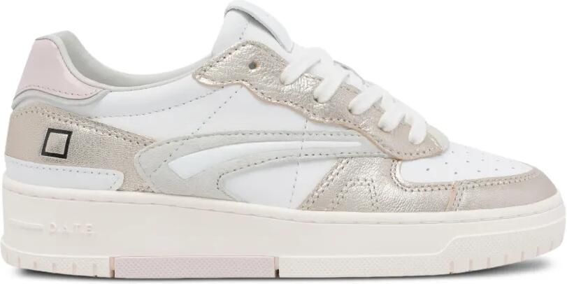 D.A.T.E. Torneo Pure gelamineerde sneakers Wit