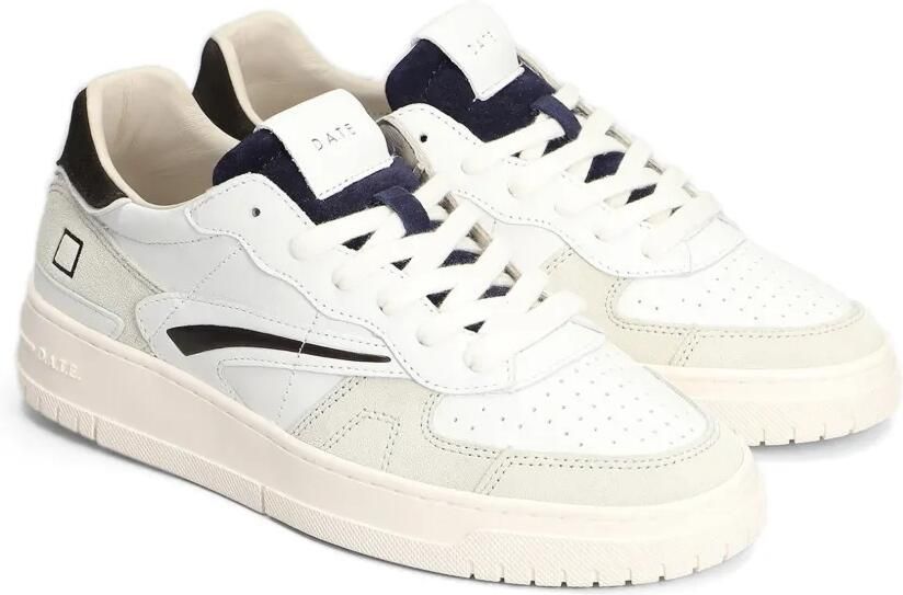 D.A.T.E. Torneo Pure leren sneakers met vlakken Wit - Foto 4