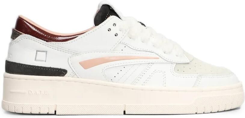 D.A.T.E. Torneo sneakers met geperforeerde vlakken Wit