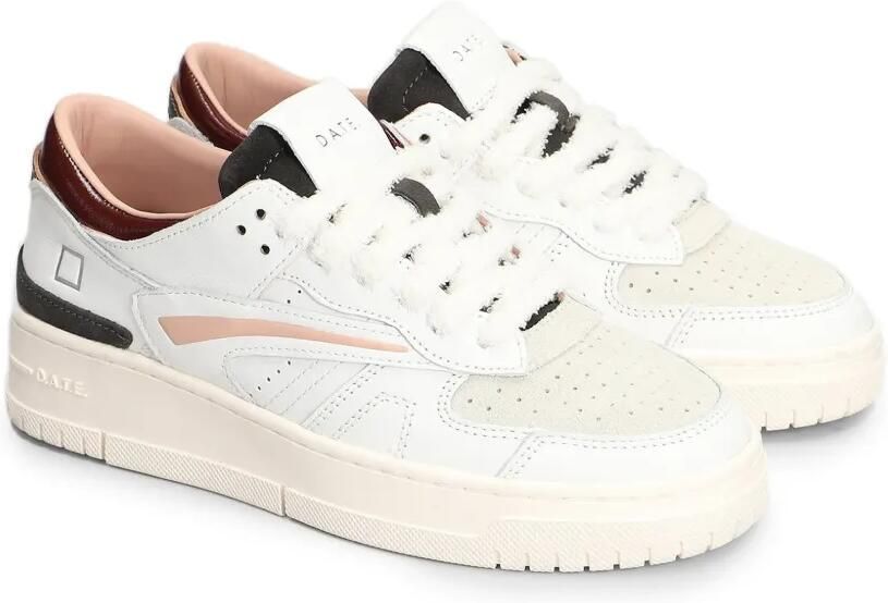 D.A.T.E. Torneo sneakers met geperforeerde vlakken Wit - Foto 4