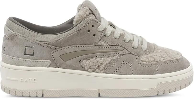 D.A.T.E. Torneo sneakers met lammy vlak Grijs - Foto 4