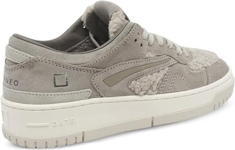 D.A.T.E. Torneo sneakers met lammy vlak Grijs - Foto 3
