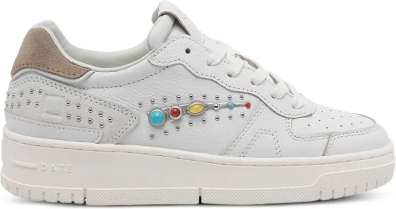 D.A.T.E. Torneo sneakers met studs Wit