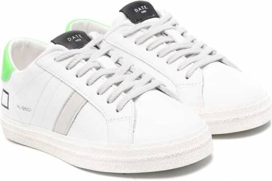 D.A.T.E. Sneakers met colourblocking Wit