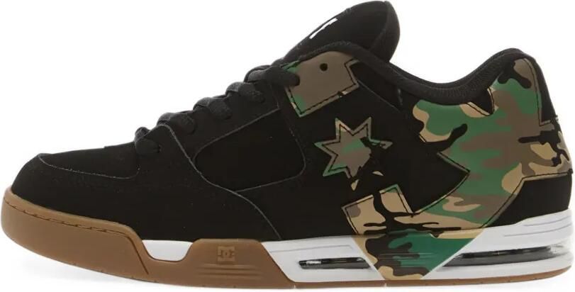 DC Shoes Command low-top sneakers met camouflage-print Zwart