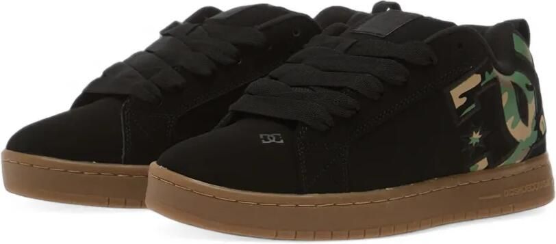 DC Shoes Court Graffik low-top sneakers met camouflage-print Zwart - Foto 4