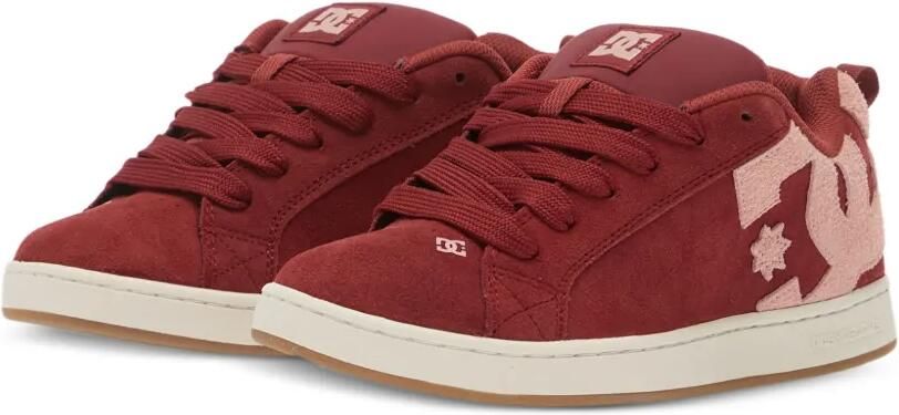 DC Shoes Court Graffik sneakers met logo-patch Rood - Foto 3
