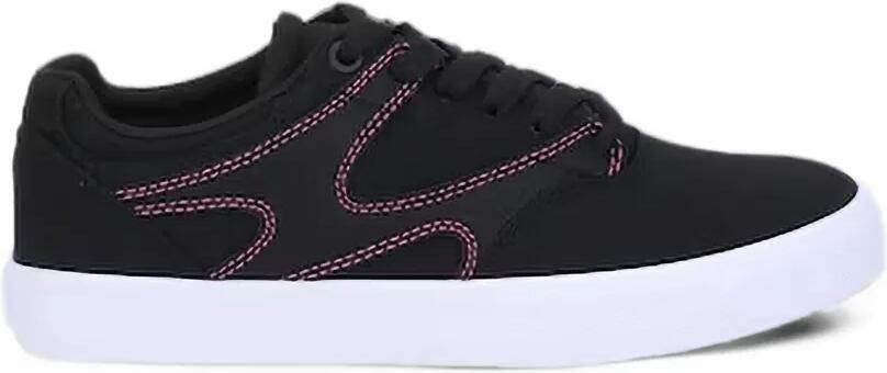 DC Shoes Kalis Vulc contrast-stitch sneakers Zwart