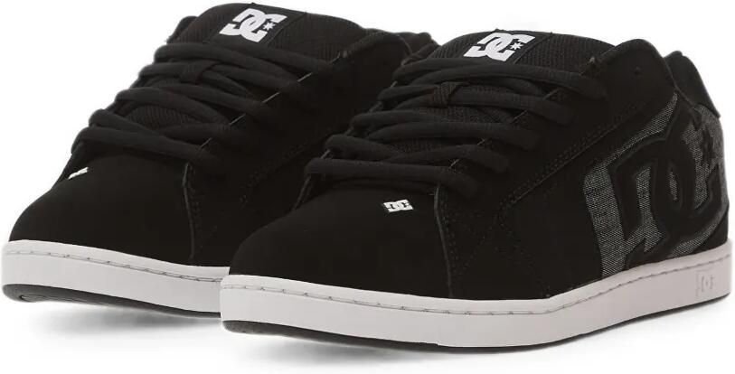 DC Shoes Net sneakers met logo-patch en vlakken Zwart - Foto 3