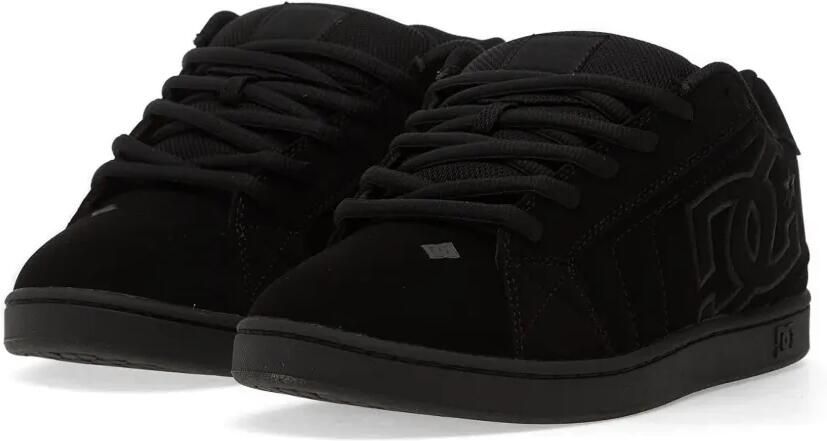 DC Shoes Net suède sneakers met logopatch Zwart - Foto 3