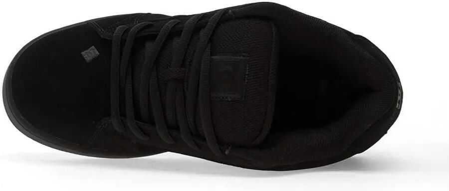 DC Shoes Net suède sneakers met logopatch Zwart - Foto 4