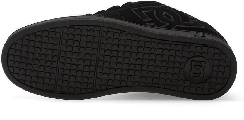 DC Shoes Net suède sneakers met logopatch Zwart - Foto 5