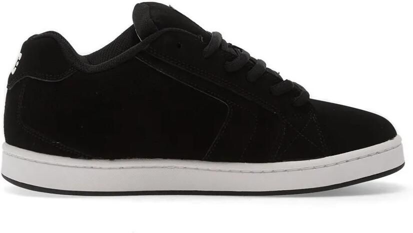 DC Shoes Net suède sneakers met logoprint Zwart