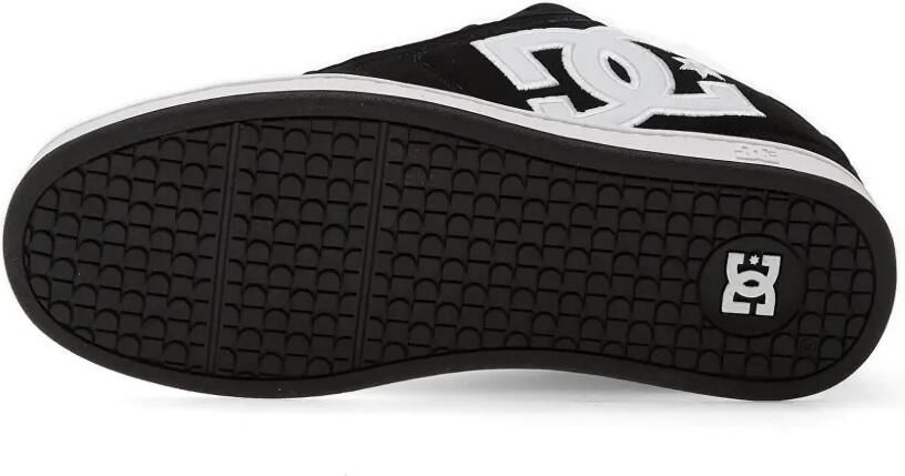 DC Shoes Net suède sneakers met logoprint Zwart - Foto 4