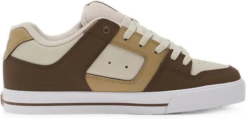 DC Shoes Pure sneakers met logo-patch en vlakken Bruin