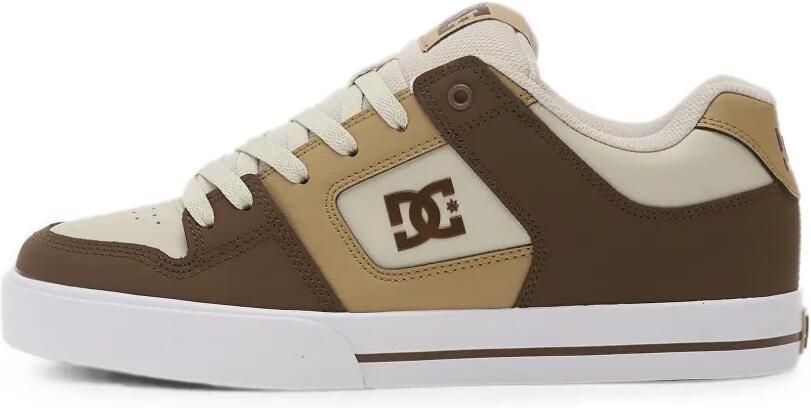 DC Shoes Pure sneakers met logo-patch en vlakken Bruin - Foto 4